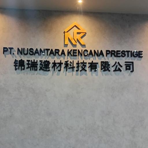 Huruf Timbul Akrilik Gold & Black – Signage Kantor & Identitas Lobby Premium
