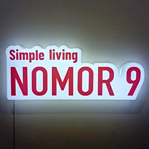 Neon Box Akrilik Custom Shape – Signage Backlight & Halo Light Effect